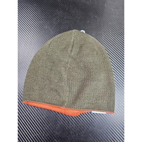 New Sperry Top Sider Knit Beanie Skull Cap Green & Black Adult One Size - Picture 2 of 5